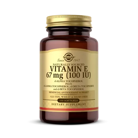 Solgar Witamina E 67mg 100IU (100 softgels)