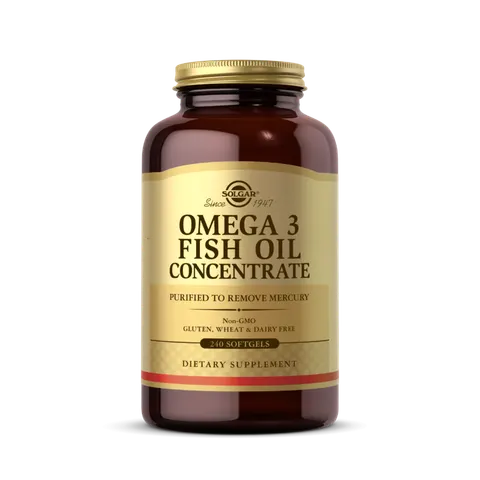 Solgar Omega 3 Fish Oil Concentrate (240 softgels)