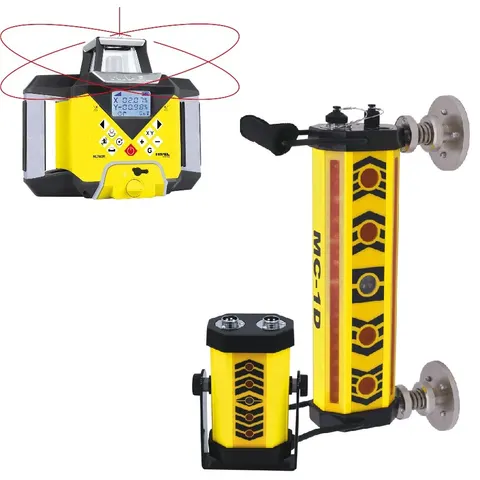 System spycharkowy - zestaw z laserem NL740 DIGITAL + Statyw SJJ32 + łata LS24 MC-1DMagnets Nivel System