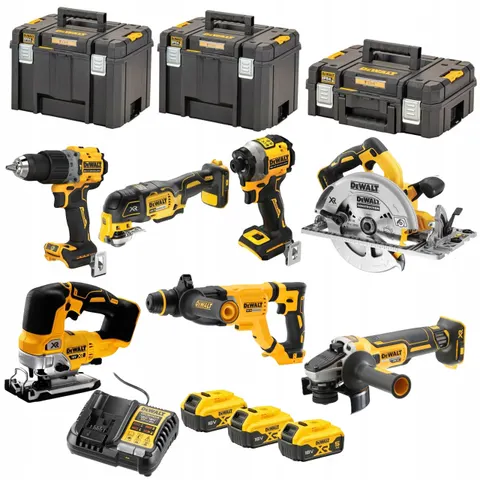 Zestaw combo DCD805, DCF850, DCS355, DCH263, DCS334, DCS572) DCK706P3T DEWALT