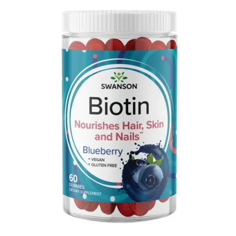 Swanson Biotyna 2500mcg Jagoda(60 żelek)