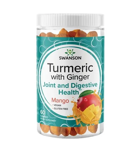 Swanson Turmeric with Ginger Mango ( 60 żelek)