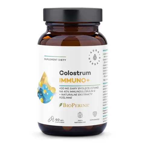 Aura Herbals Colostrum Immuno + BioPerine® ( 60 kap)