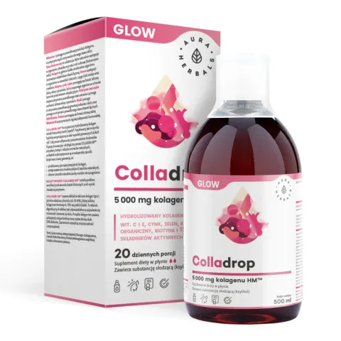 Aura Herbals Colladrop Glow kolagen morski 5000 mg(500 ml)
