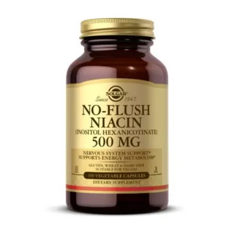 Solgar Niacin No-Flush 500mg Niacyna(100kap)