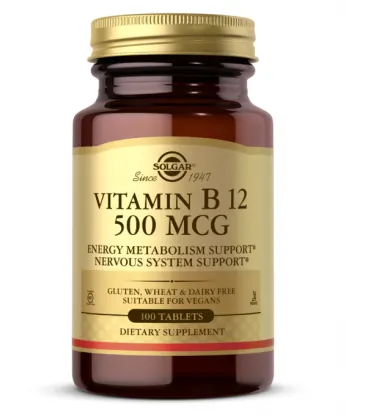 Solgar Witamina B12 500 mcg (100tab)