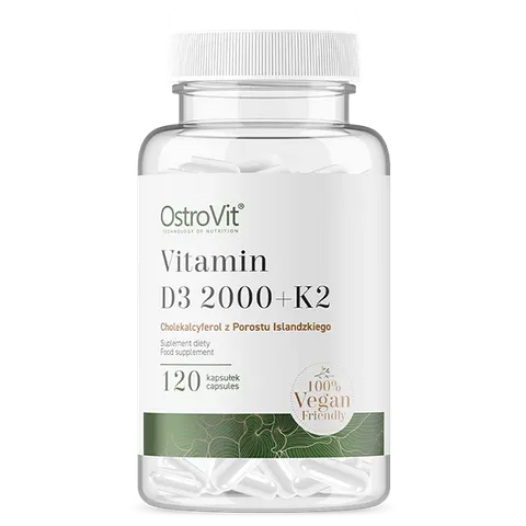 OstroVit Witamina D3 2000 + K2 (120 kap)