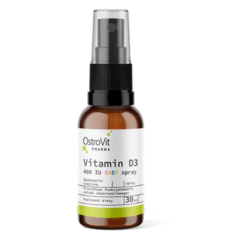 OstroVit Pharma Witamina D3 dla niemowląt 400 IU w sprayu (30 ml)