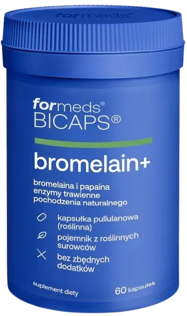 Formeds - Bicaps Bromelain+ 60 kapsułek