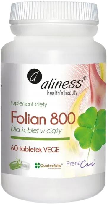 Aliness Folian dla kobiet w ciąży 800 µg (60 tab)