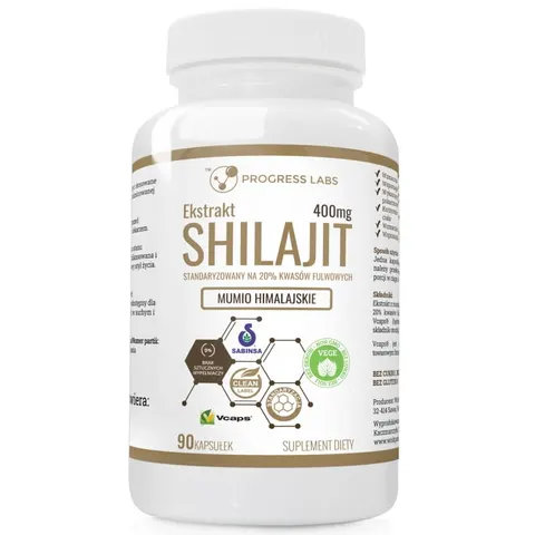 Progress Labs Shilajit Extract Mumio Himalajskie 400mg (90 kap)