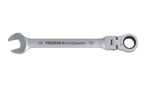 Klucz płasko-oczkowy 22mm MicroSpeeder - z przegubem PROXXON