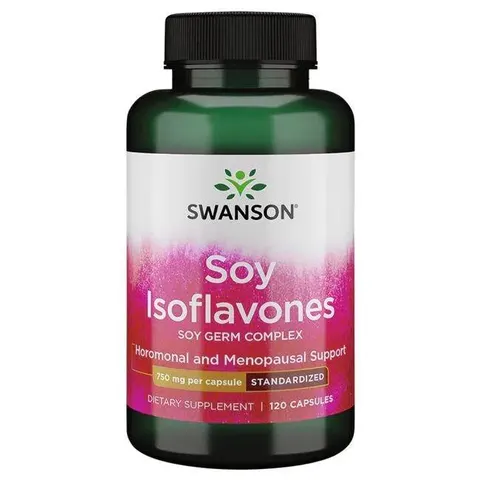 Swanson Izoflawiny sojowe 750mg (120 kap)(data do 28.02.2027)