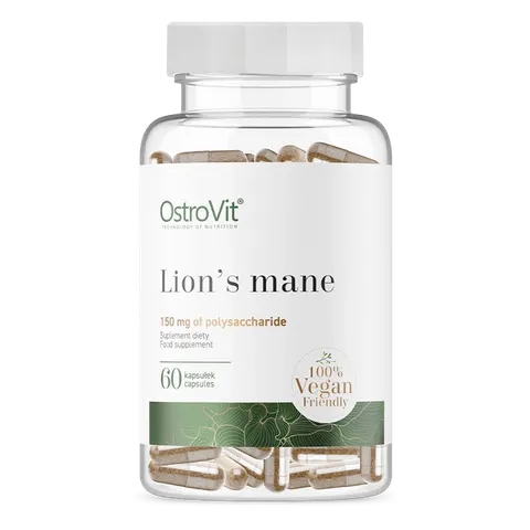 OstroVit Soplówka Jeżowata VEGE (60 kap) Lion's Mane