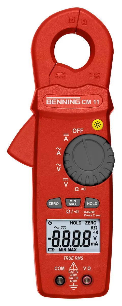 Miernik cęgowy CM 11 z akcesoriami BENNING