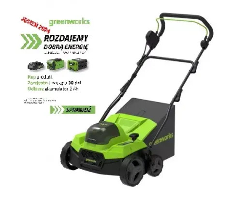 Aerator / wertykulator 40V 35cm GD40SC38II GREENWORKS