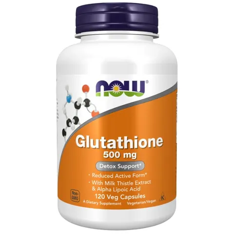 NOW Foods Glutathione( glutation)500 mg (120kap)