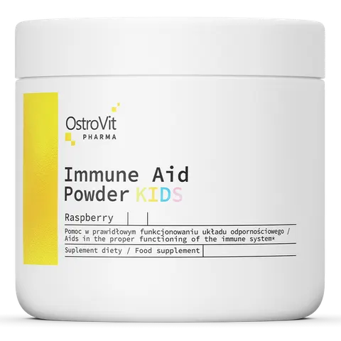 OstroVit Pharma Immune Aid KIDS w proszku 100 g malinowy