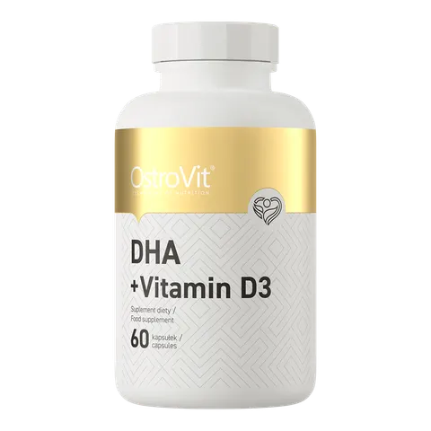 OstroVit DHA + Witamina D3 (60 kap)