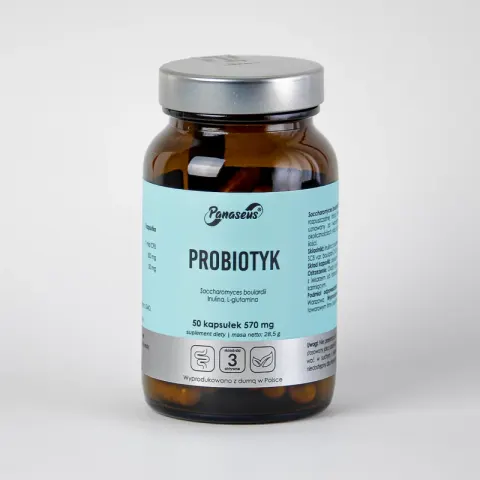Yango Panaseus Probiotyk Saccharomyces boulardii (50 kap)
