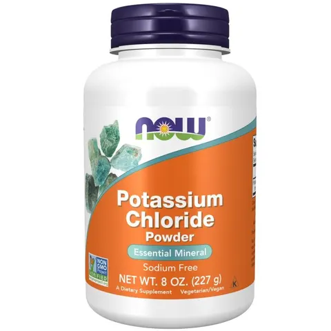 Now Foods Chlorek Potasu Puder (227 g)