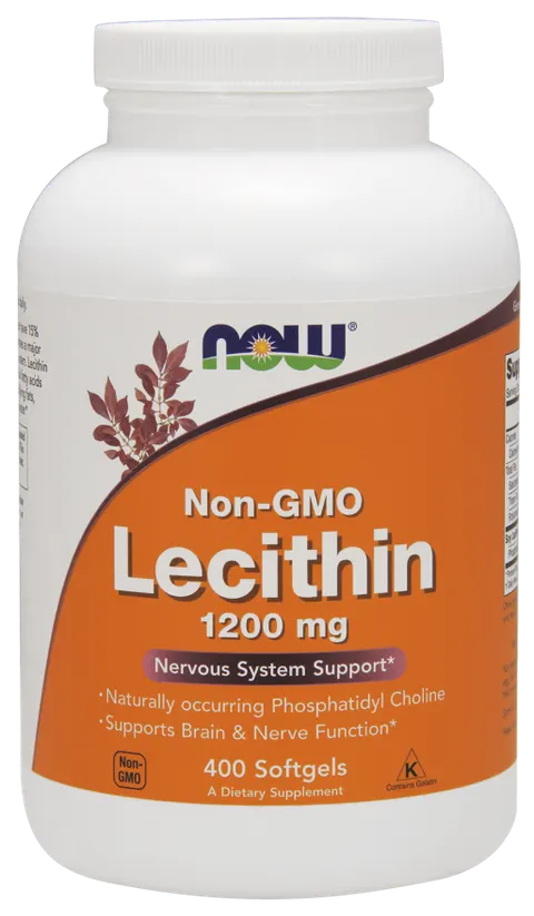 Now Foods Lecytyna sojowa 1200 mg (400 kap)