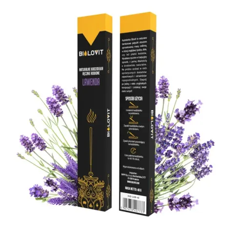 Bilovit Naturalne kadzidełka zapachowe Lawenda - 40 g