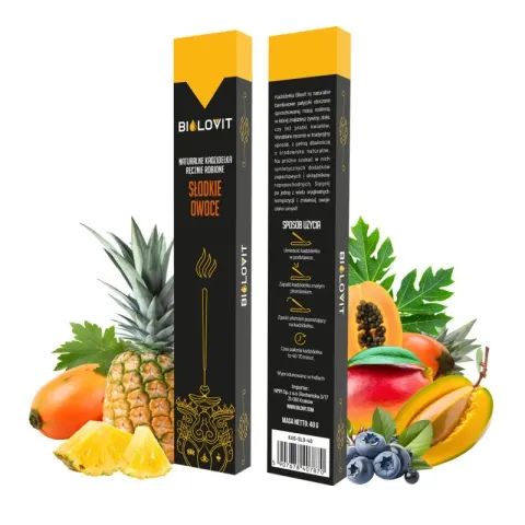 Bilovit Naturalne kadzidełka zapachowe Słodkie Owoce - 40 g