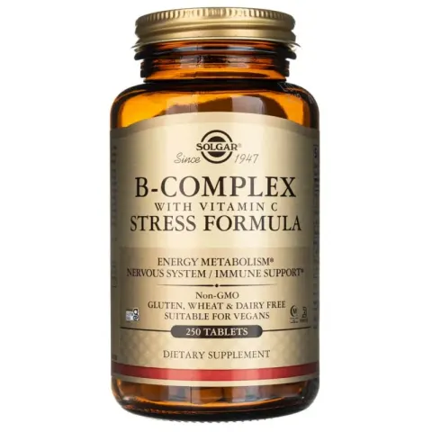 SOLGAR B-Complex with Vitamin C Stress Formula (250 tabl.)