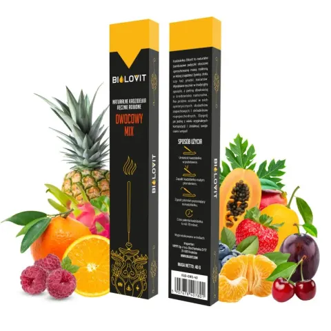 Bilovit Naturalne kadzidełka zapachowe Owocowy mix - 40 g