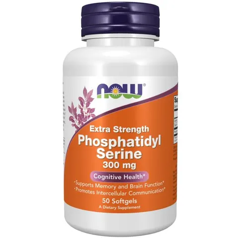 Now Foods Fosfatydyloseryna 300 mg Extra Strength (50 kap)