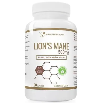 Progress Labs Lion’s Mane 500mg (60 kap)