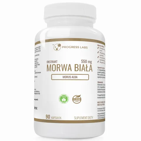 Progress Labs Morwa Biała 550mg ekstrakt(90 kap)