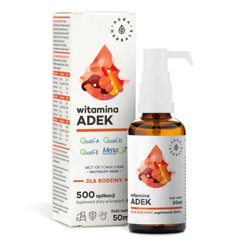 AURA HERBALS Witamina ADEK Dla Rodziny 50ml