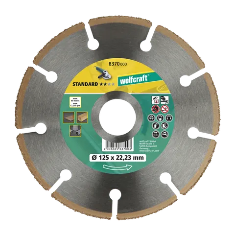 Tarcza tnąca HM fi125x22,23 WOLFCRAFT