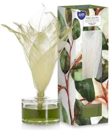 Bispol Dyfuzor zapachowy z liściem Zielony Ogród (50ml)