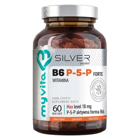 MyVita Silver Witamina B6 P-5-P (60 kap)