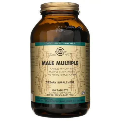 Solgar Male Multiple dla mężczyzn (180 tab)