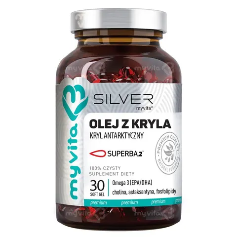 MyVita Silver Olej z kryla(30 kap)