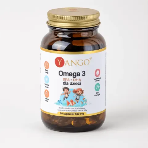 Yango Omega 3 dla dzieci EPA + DHA (60 kap)