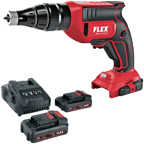Wkrętarka do suchej zabudowy 18V DW 45 18.0-EC C + P-Set 22 Q FLEX