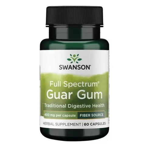 Swanson Guar Gum 400mg (60 kap)