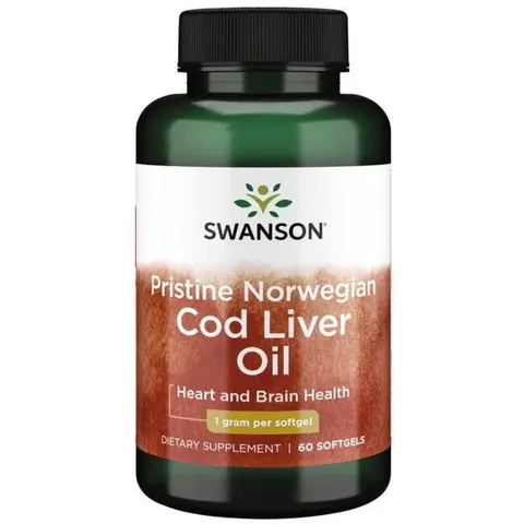 Swanson Norwegian Cod Liver Oil (60softgels)