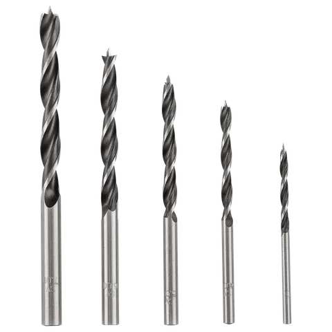 Zestaw 5 wierteł do drewna 3–7 mm D-W D3-7 Set VE5 FLEX