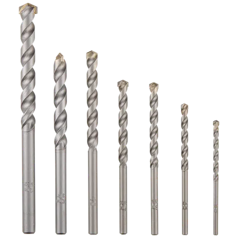 Zestaw 7 wierteł do kamienia 4–12 mm D-S D4-12 Set VE7 FLEX