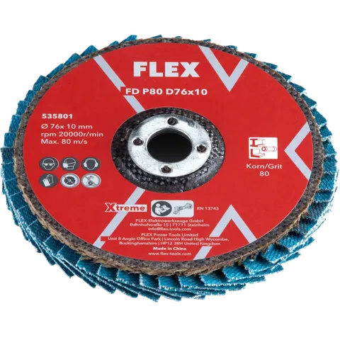 Tarcze listkowe P80 Ø76×10 mm, 3 szt. FD P80 D76x10 VE3 FLEX
