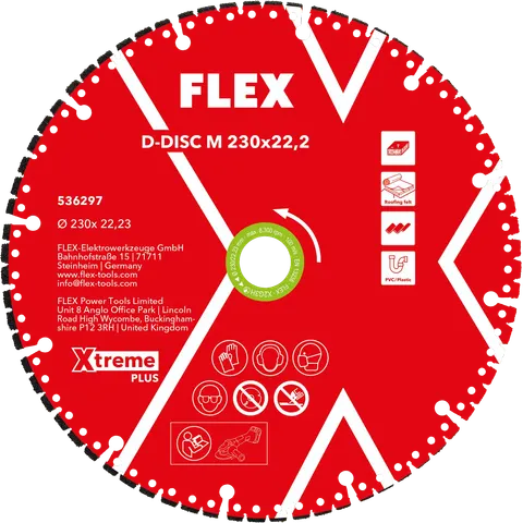 Diamentowa tarcza tnąca Multicut Xtreme Plus Ø230×22,2 mm D-DISC M 230x22,2 FLEX