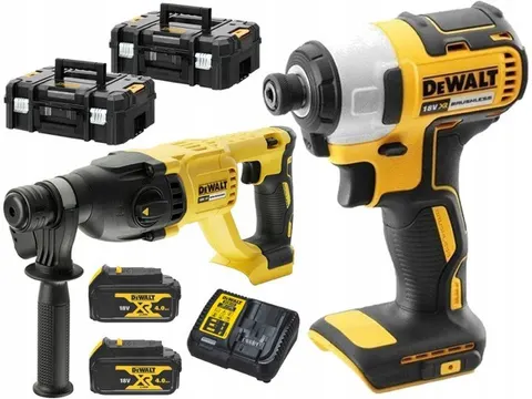 Zestaw COMBO Młotowiertarka DCH133 + Zakrętarka DCF887 2x5,0Ah DCK202887P2T DEWALT
