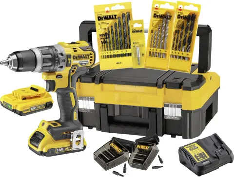 Wiertarko Wkrętarka 18V XR 2x2,0Ah + 71 akcesoriów (wierteł i bitów) DCK796D2T DEWALT