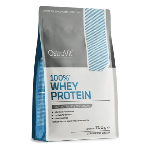 OSTROVIT 100% Whey Protein - smak kremowej truskawki (700 g)